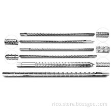 Plastic resina single screw barrel